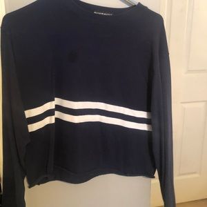 brandy melville navy blue long sleeve tee